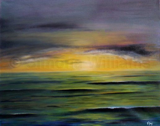 Sunset. 50x40cm. Private collection