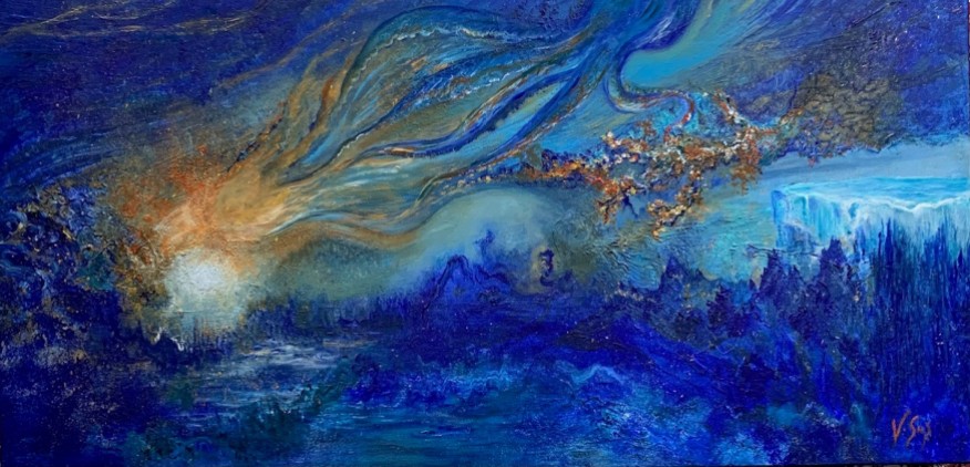 Two Worlds 100x50cm SOLD