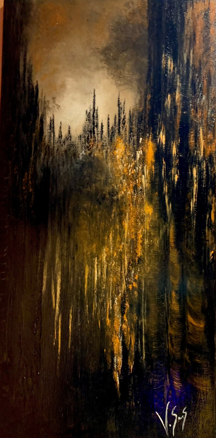 Forest Fire 40x80cm SOLD